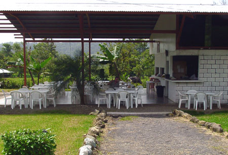 David, sitting at El Novillo
