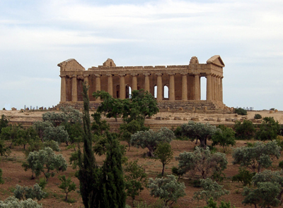 Temple of Concord as seen from our room