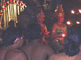 dancers in the Kecak
