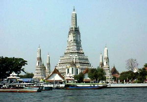 Wat Arun as seen from the river boat