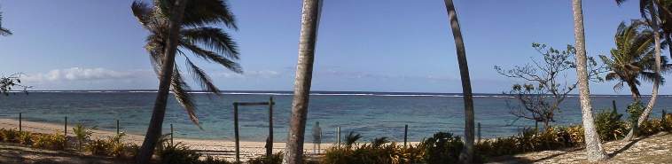 View from Tuvakula bungalow