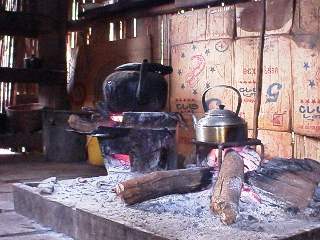 Hearth in Palong house