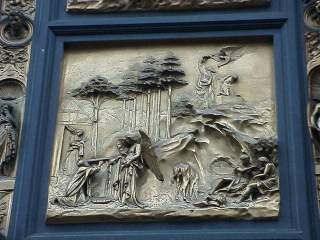 Scenes from the Baptistery door of Duomo