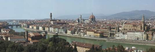 The view from the Piazzale Michelangiolo