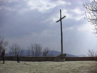 Giant cross at La Verna