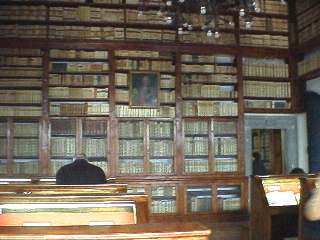 Library in castle in Poppi