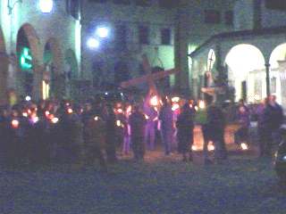 Night time Holy Week procession