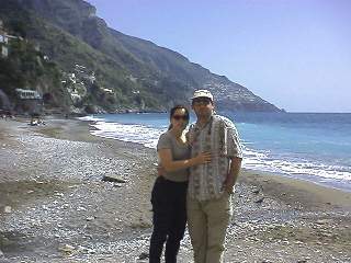 Us on the beach