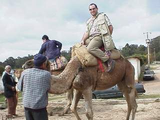 Safari Dave on the camel