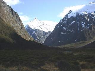 on the way to Milford Sound