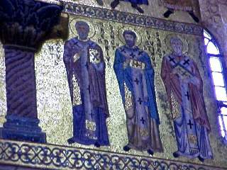 Mosaic in Cefalu cathedral