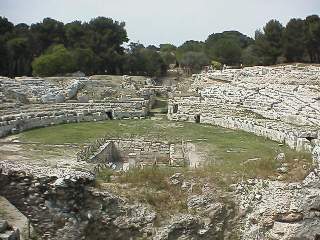 The Roman Ampitheatere in Syracuse