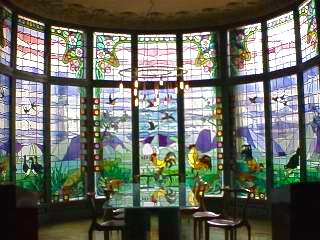 dining room of Casa Lleo Morera