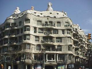 Front of La Pedera