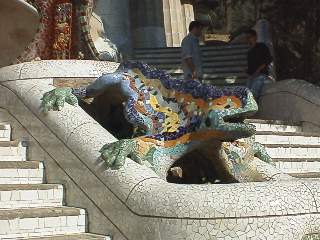 Lizard fountain in Park Guell