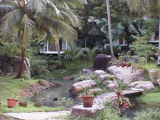 Garden at Bans Dive Resort