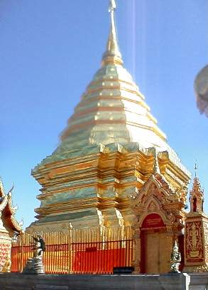 Stuppa at Wat Doi Suthep