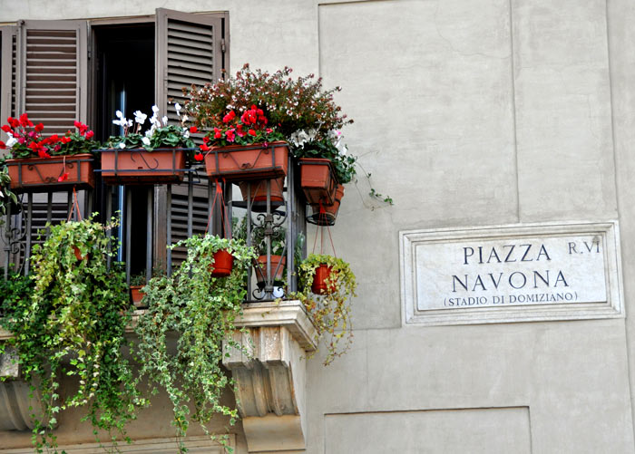 PiazzaNavonaSign Piazza Navona Sign
