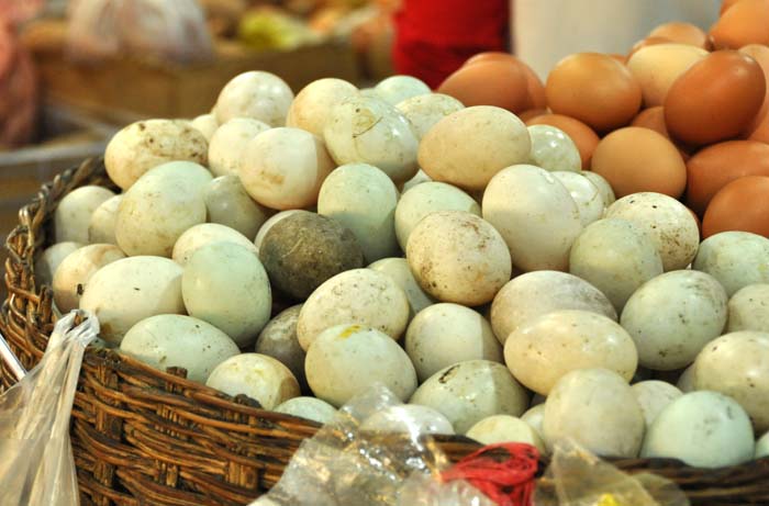 Duck Eggs in Siem Reap's Old Market