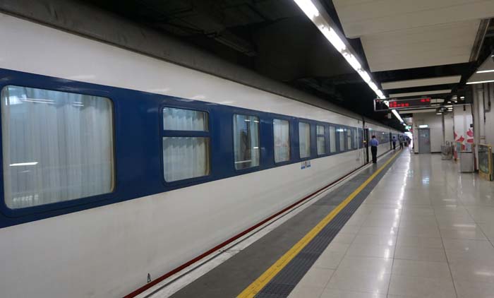 Overnight train Hong Kong to Shanghai.