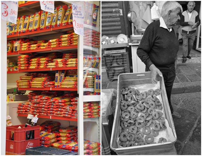 Naples Porta Nolana Fish Market and Piazza Dante Farmer's Market