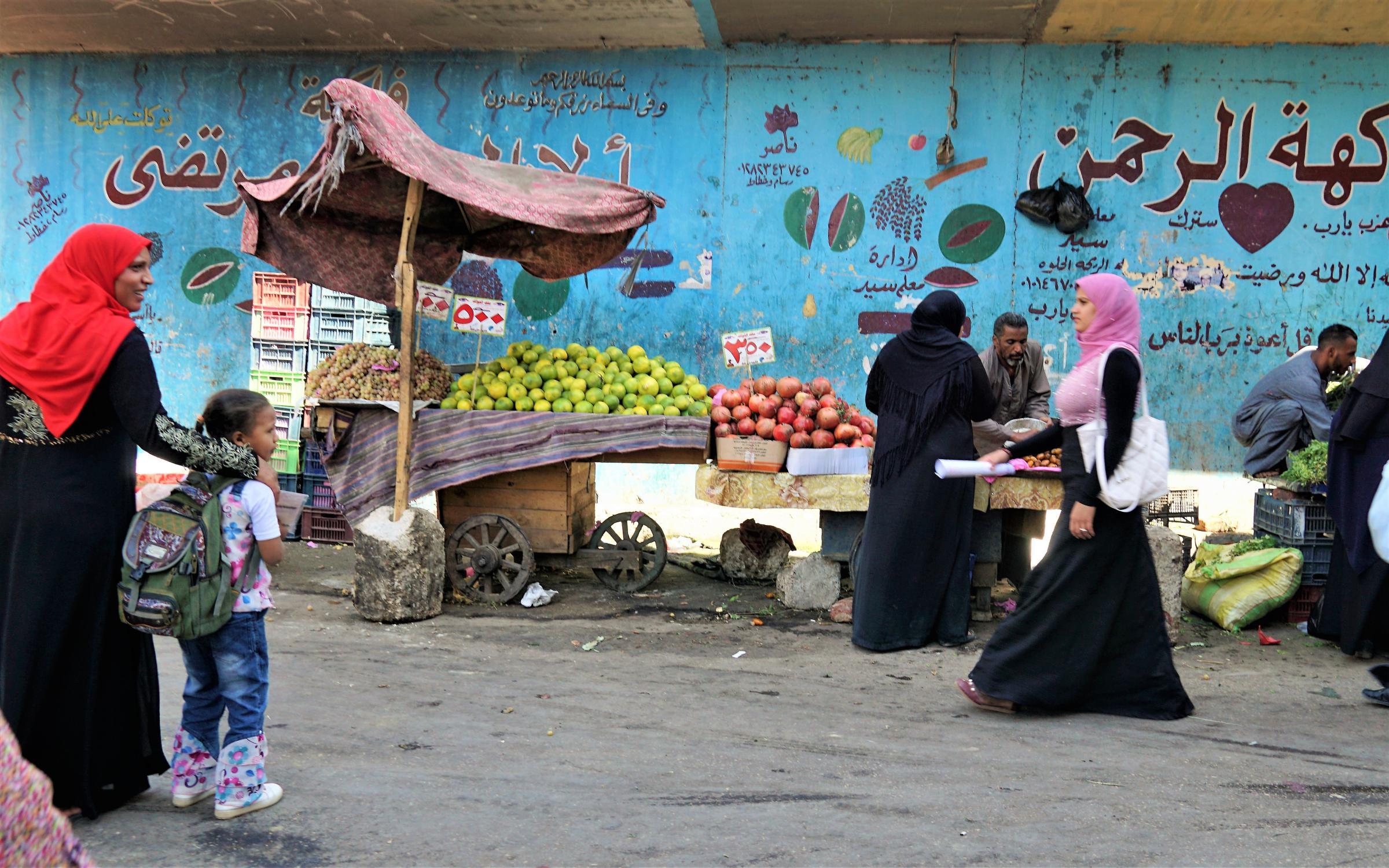 Women in Luxor Market