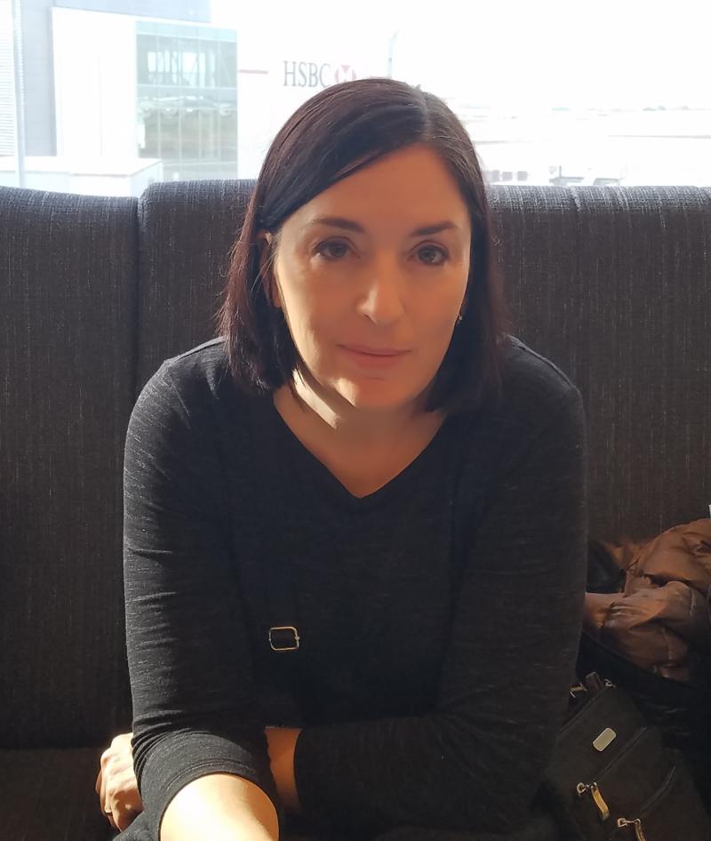 Kristina at Heathrow