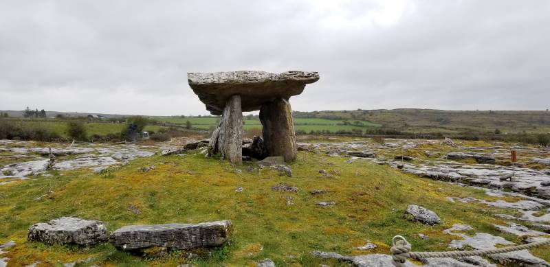 Prehistoric Sites in Ireland-Poulnabrone in The Burren