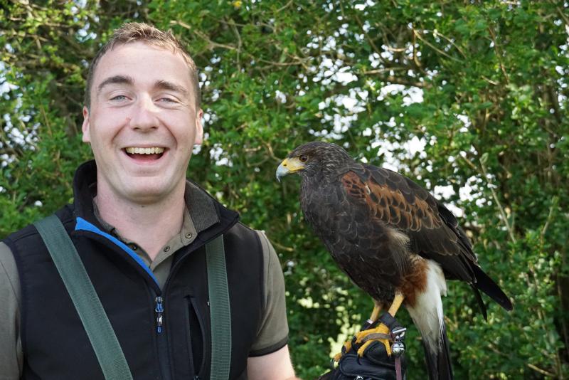 Liam, the owner of Falconry Kerry