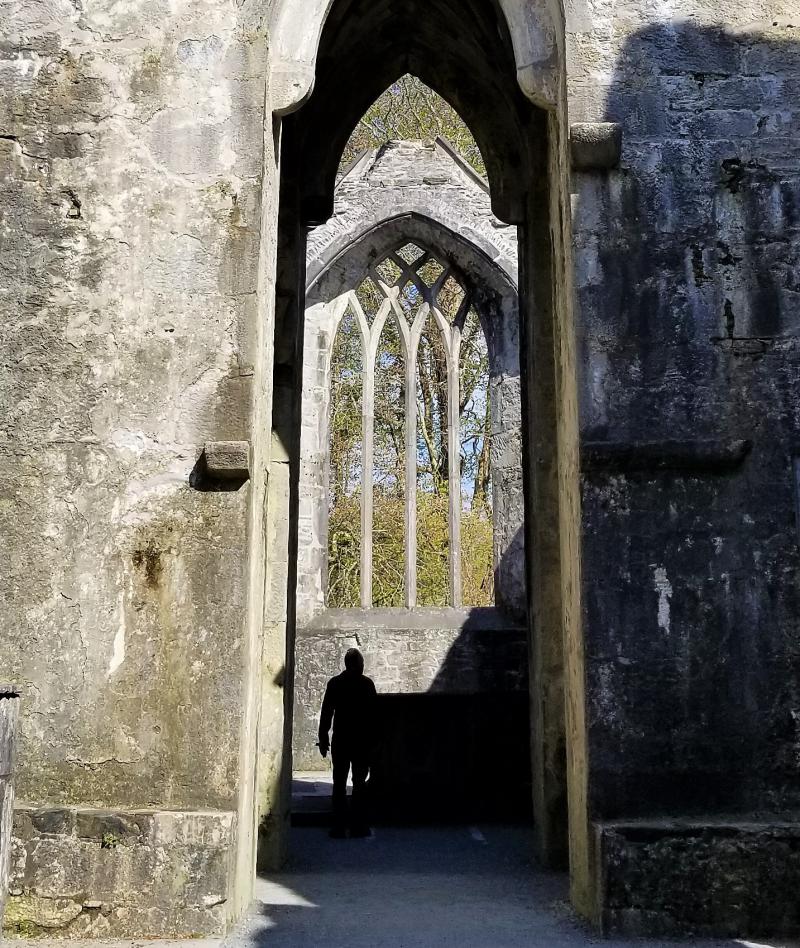Muckross Abbey in Killarney Ireland