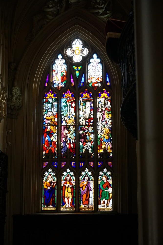 Dublin Castle chapel stained glass