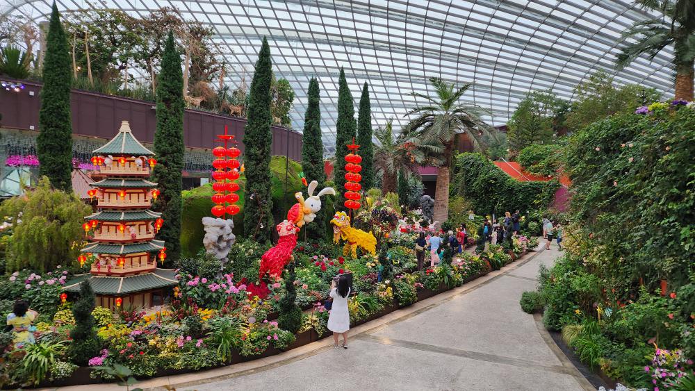 Flower Dome at Gardens By The Bay