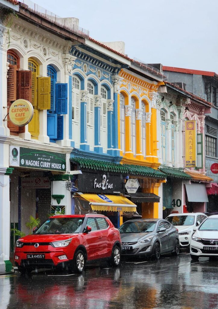 Little India Singapore in the Rain