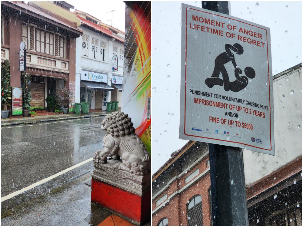 Little India Singapore in the Rain