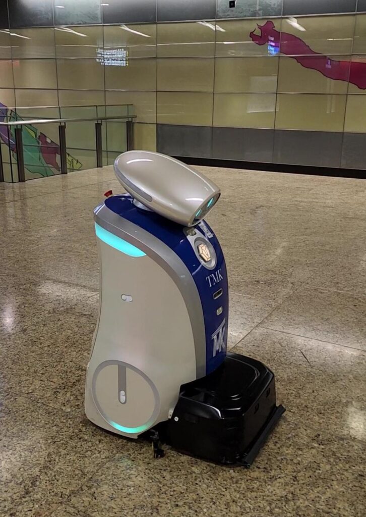 MRT Station robot in Singapore
