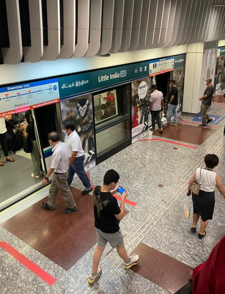 MRT Station in Singapore